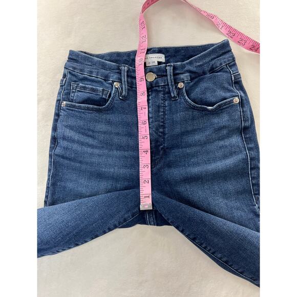 Good American Jeans Good Legs Skinny Chewed Hem 2 / 26 - Picture 11 of 13